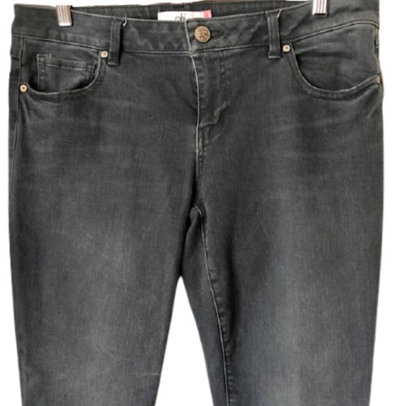 CAbi Slim Boyfriend Jeans - Charcoal Gray - 10 - Picture 2 of 10